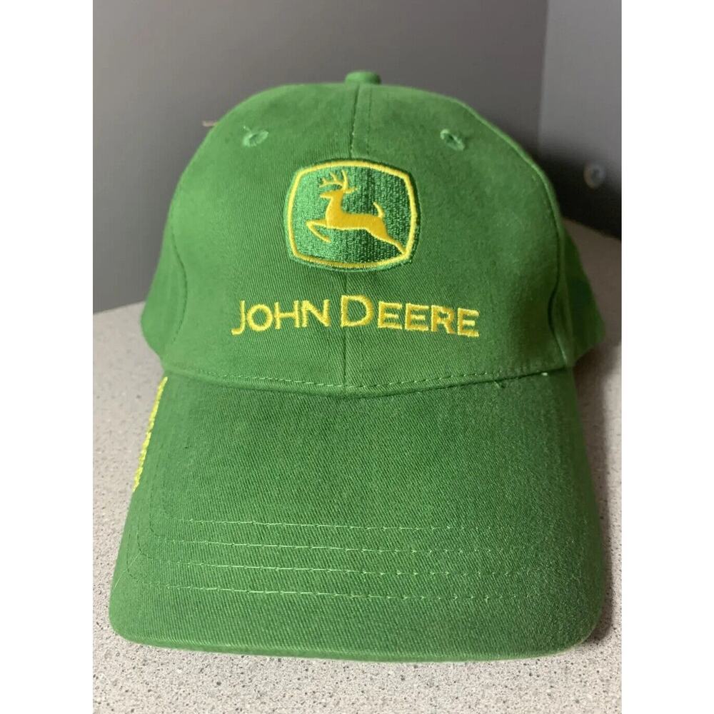 John Deere Owner's Edition Green Hat Adjustable Strap Back Ball‎ Cap New w/ Tags